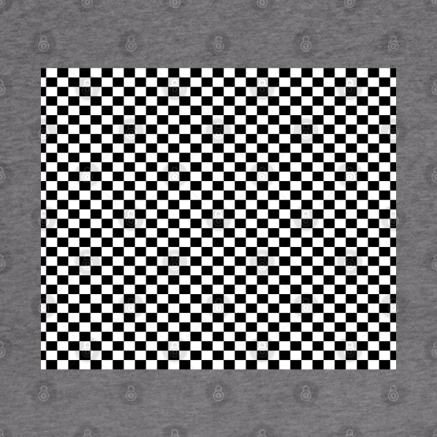 Checkered Black And White by DragonTees